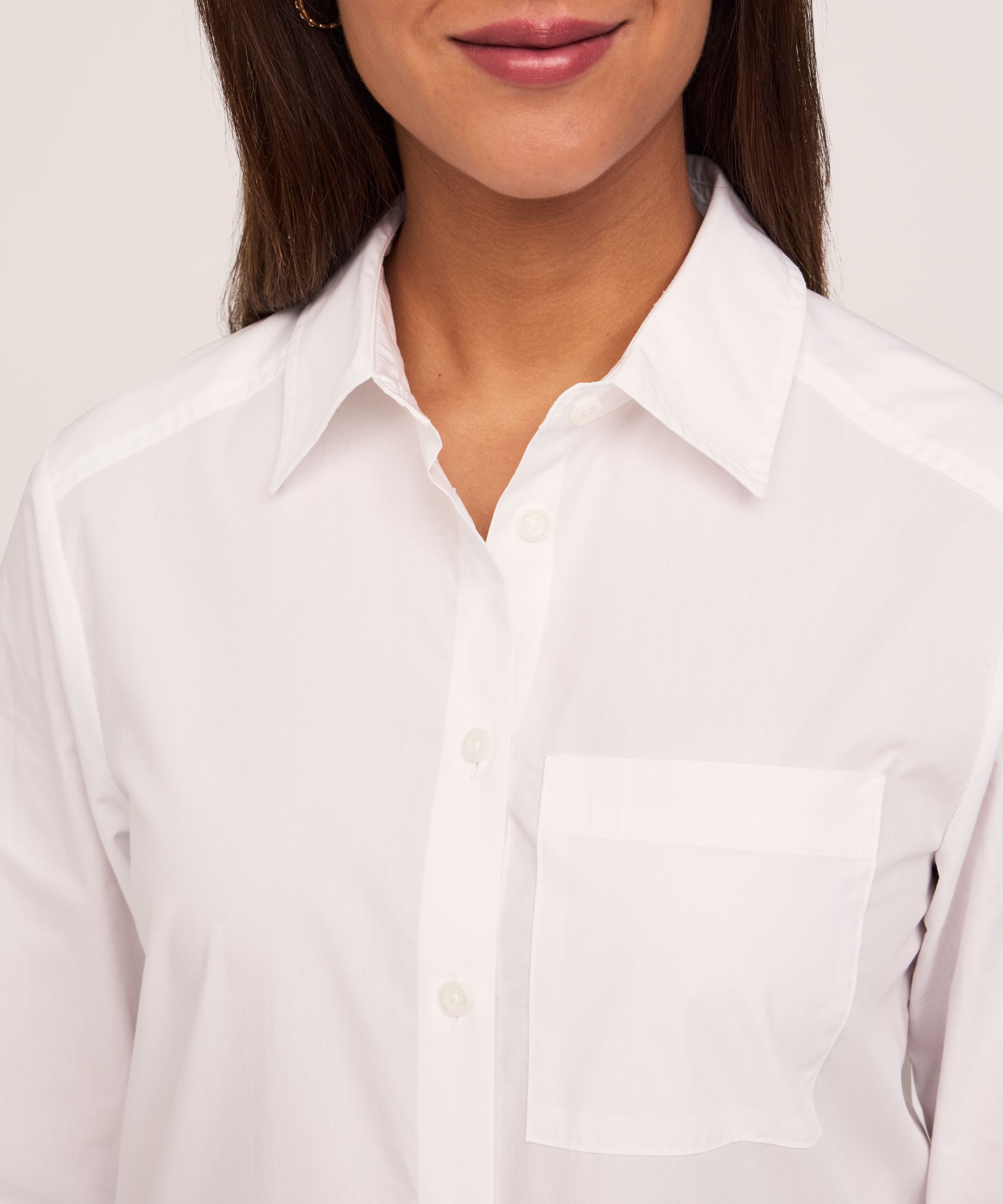 Chemise boutonnée semi-ajustée à manches longues pour femmes, Denver Hayes
