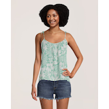 Débardeur en mousseline double pour femmes, FarWest Front_Flat