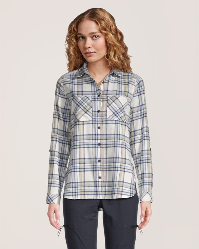 WindRiver Women's Semi Fitted Stretch Flannel Shirt