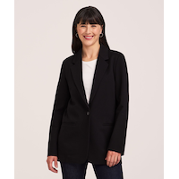 Denver Hayes Women's Oversize Blazer Front_Flat