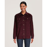 Denver Hayes Women's Corduroy Overshirt Front_Flat