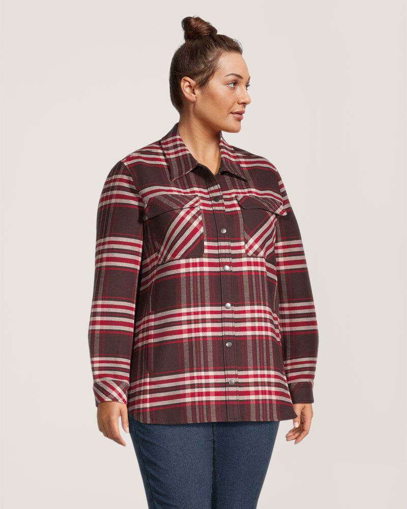 Surchemise d'extérieur en flanelle pour femmes, WindRiver