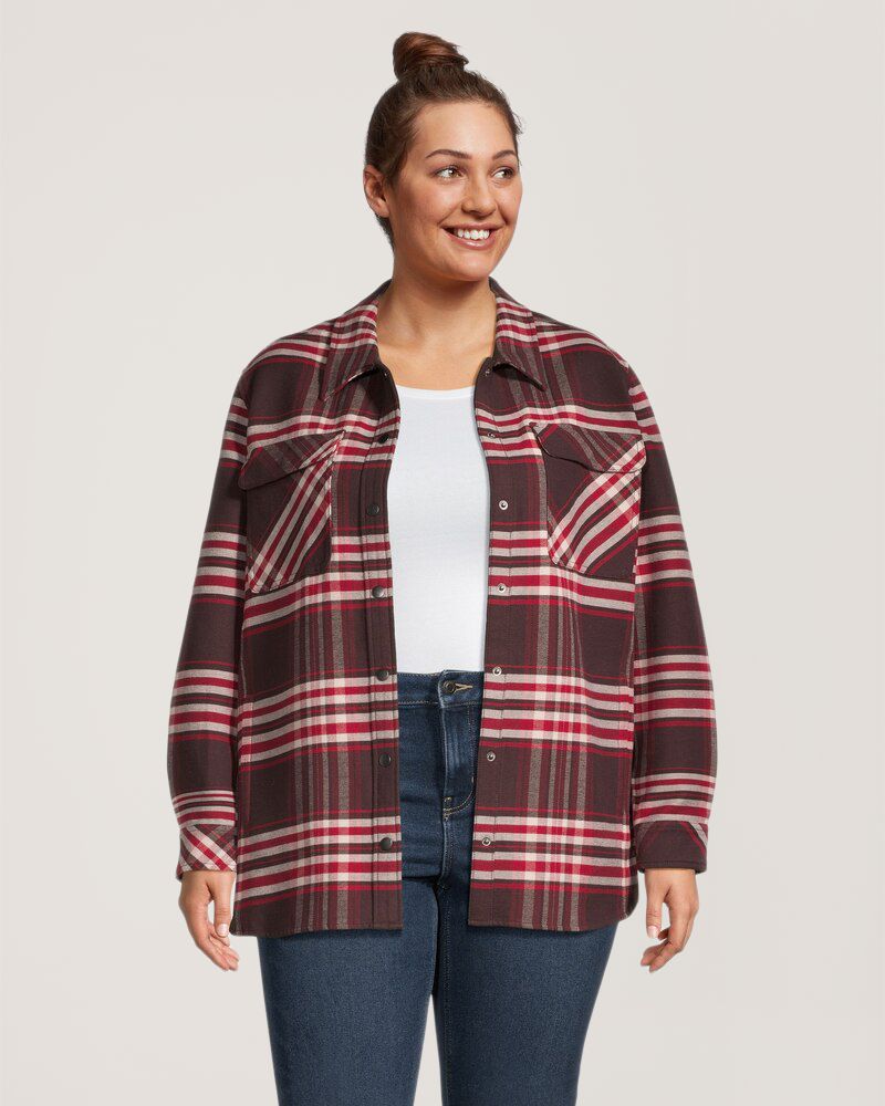 Surchemise d'extérieur en flanelle pour femmes, WindRiver