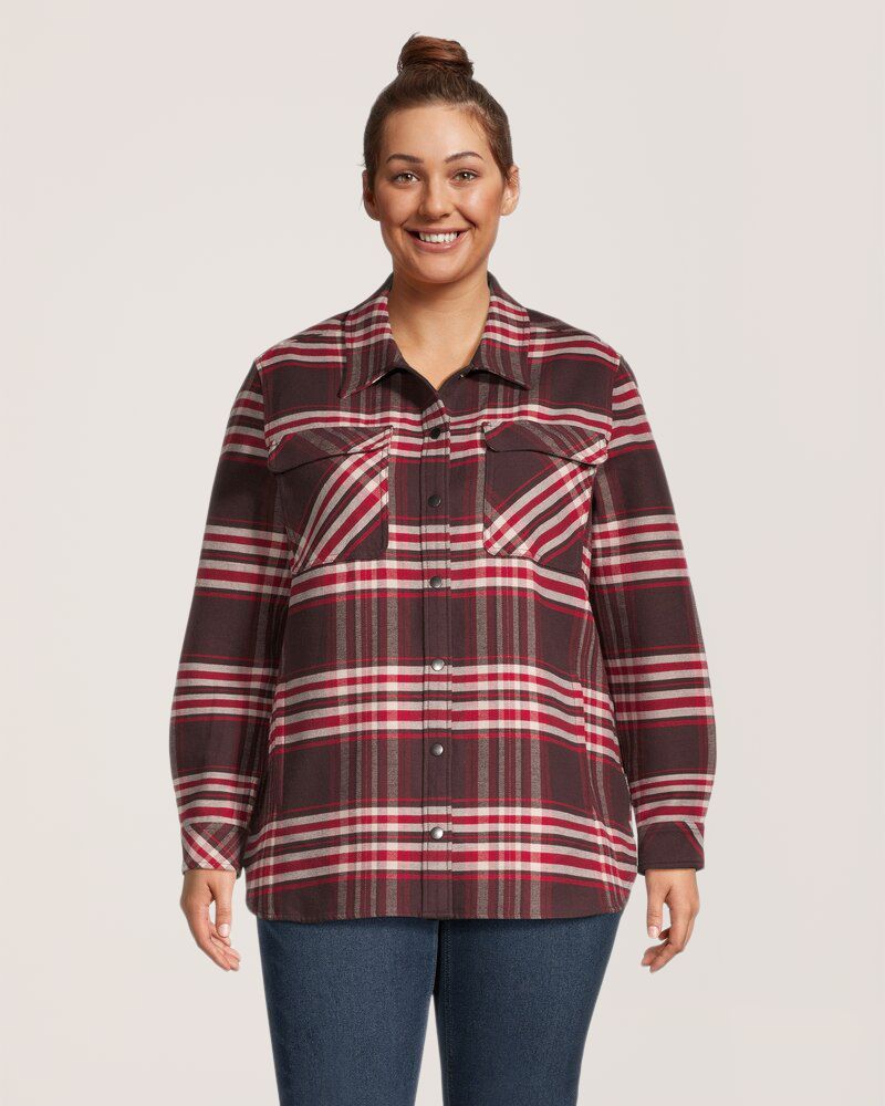 Surchemise d'extérieur en flanelle pour femmes, WindRiver