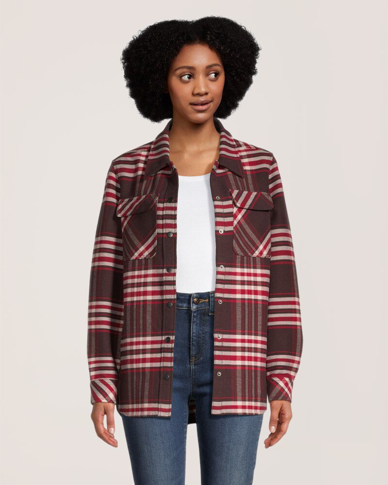 Surchemise d'extérieur en flanelle pour femmes, WindRiver