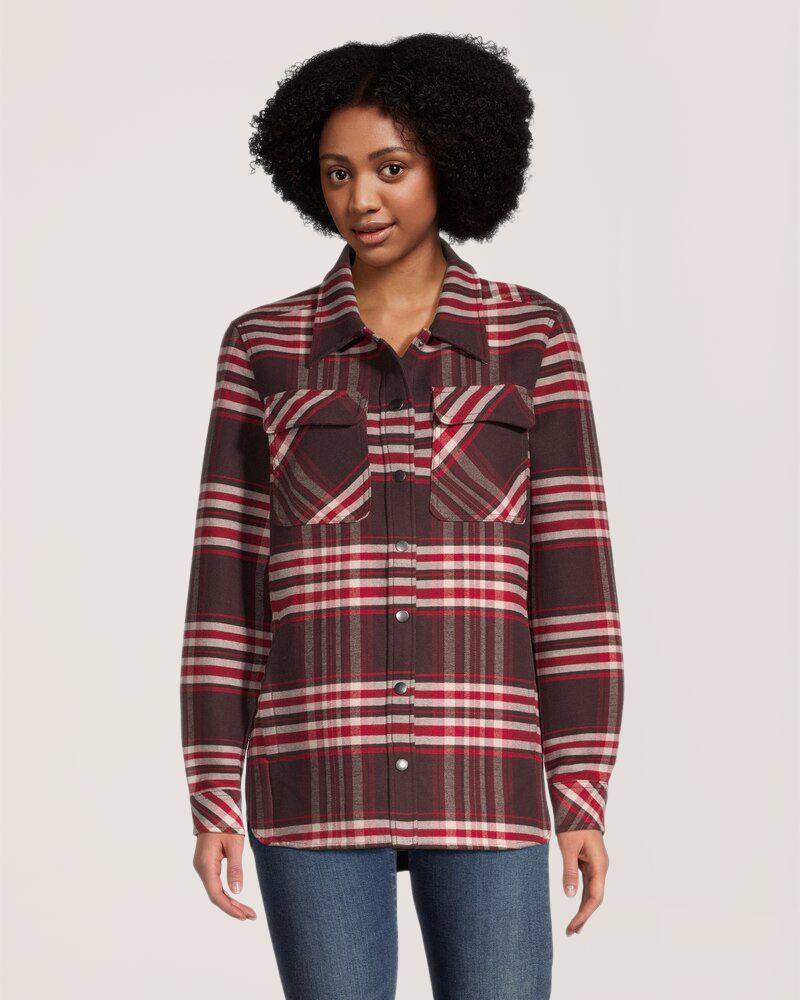 Surchemise d'extérieur en flanelle pour femmes, WindRiver