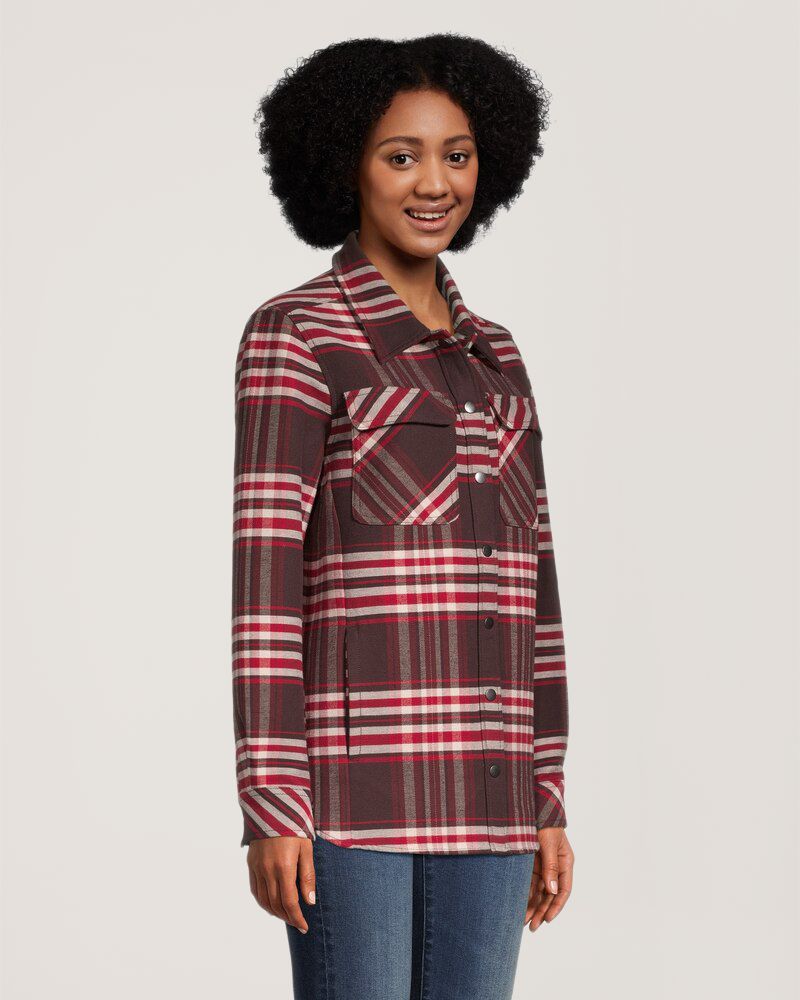 Surchemise d'extérieur en flanelle pour femmes, WindRiver