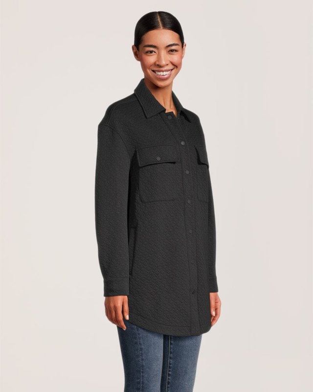 Denver Hayes Women's Quilted Long Shacket