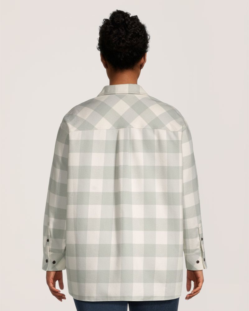 Chemise en flanelle surdimensionnée pour femmes, WindRiver