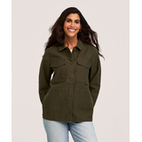 Veste-chemise utilitaire pour femmes, Denver Hayes Front_Flat