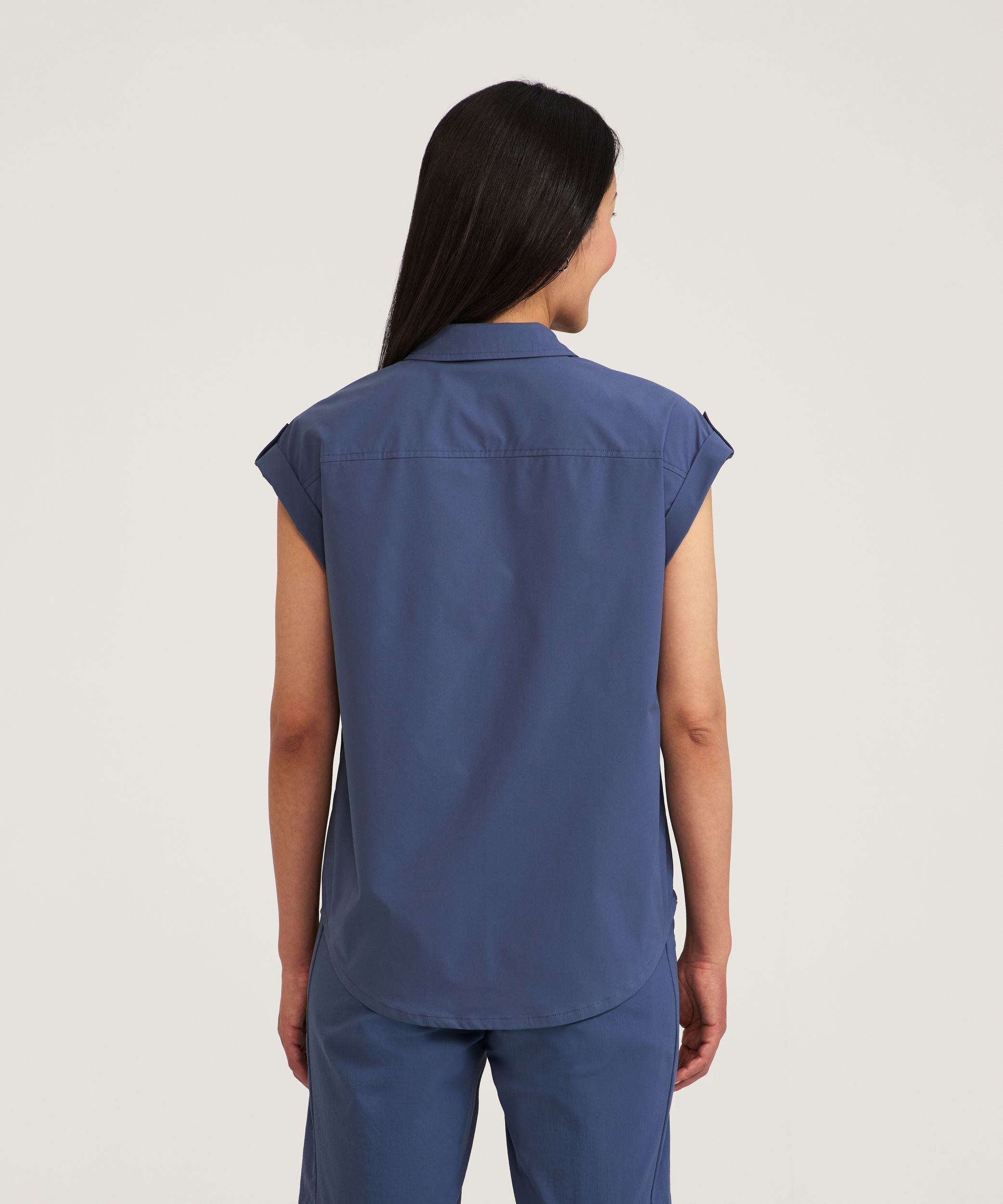 Chemise de randonnée technique à manches courtes pour femmes, WindRiver