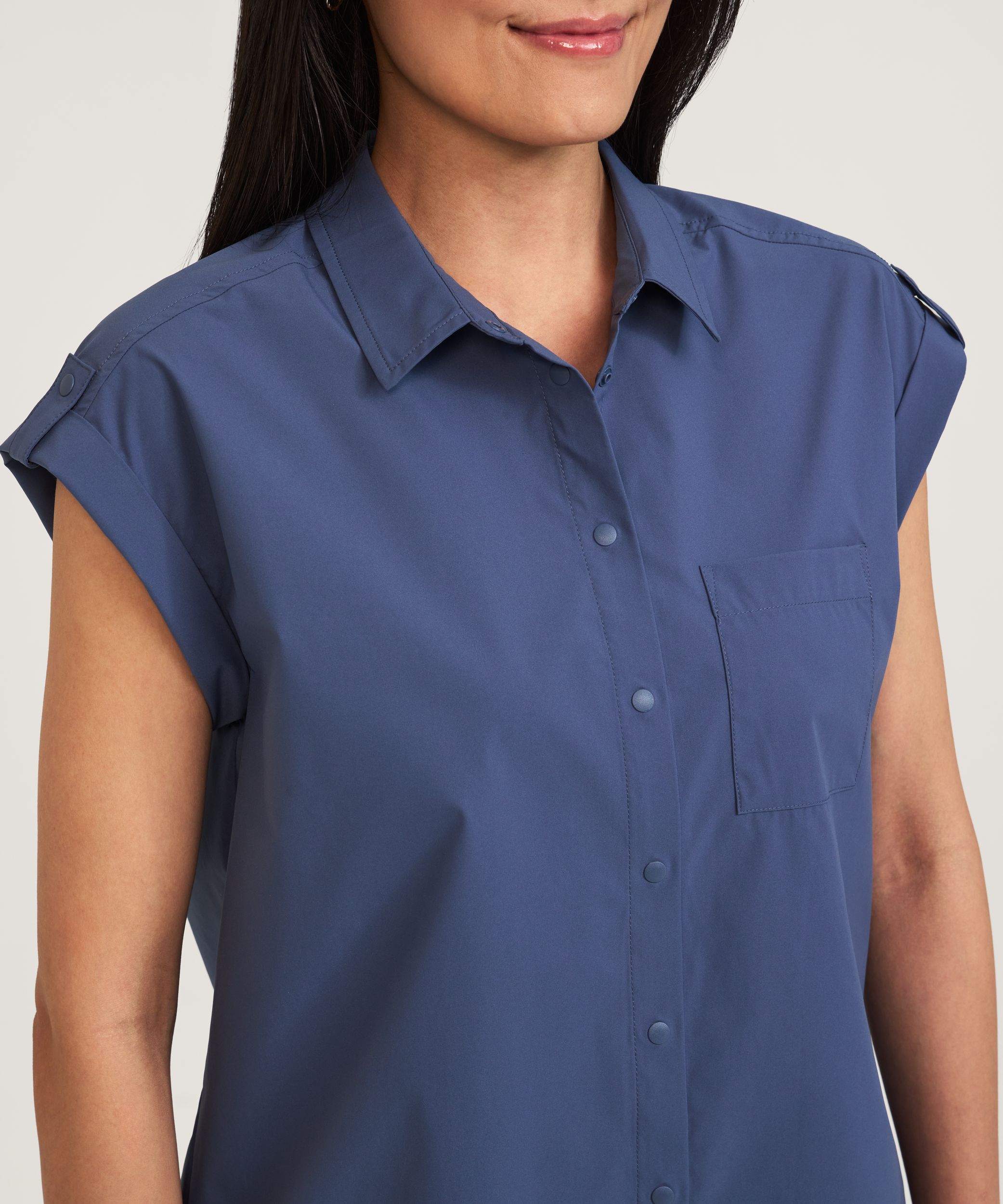 Chemise de randonnée technique à manches courtes pour femmes, WindRiver