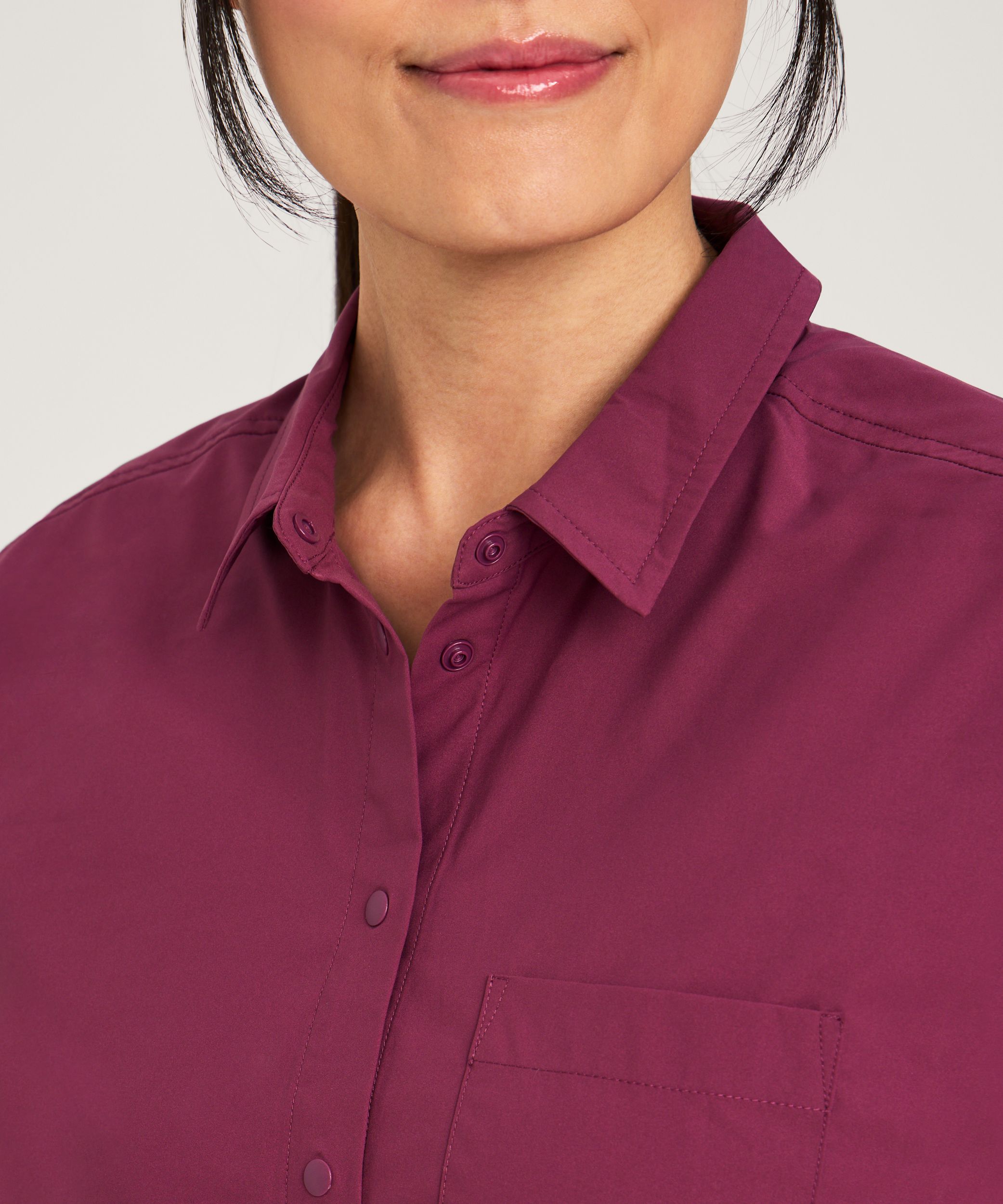 Chemise de randonnée technique à manches courtes pour femmes, WindRiver