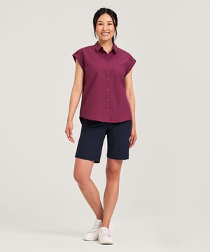 Chemise de randonnée technique à manches courtes pour femmes, WindRiver
