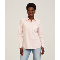 Chemise boutonnée semi-ajustée en chambray à manches longues pour femmes, Denver Hayes