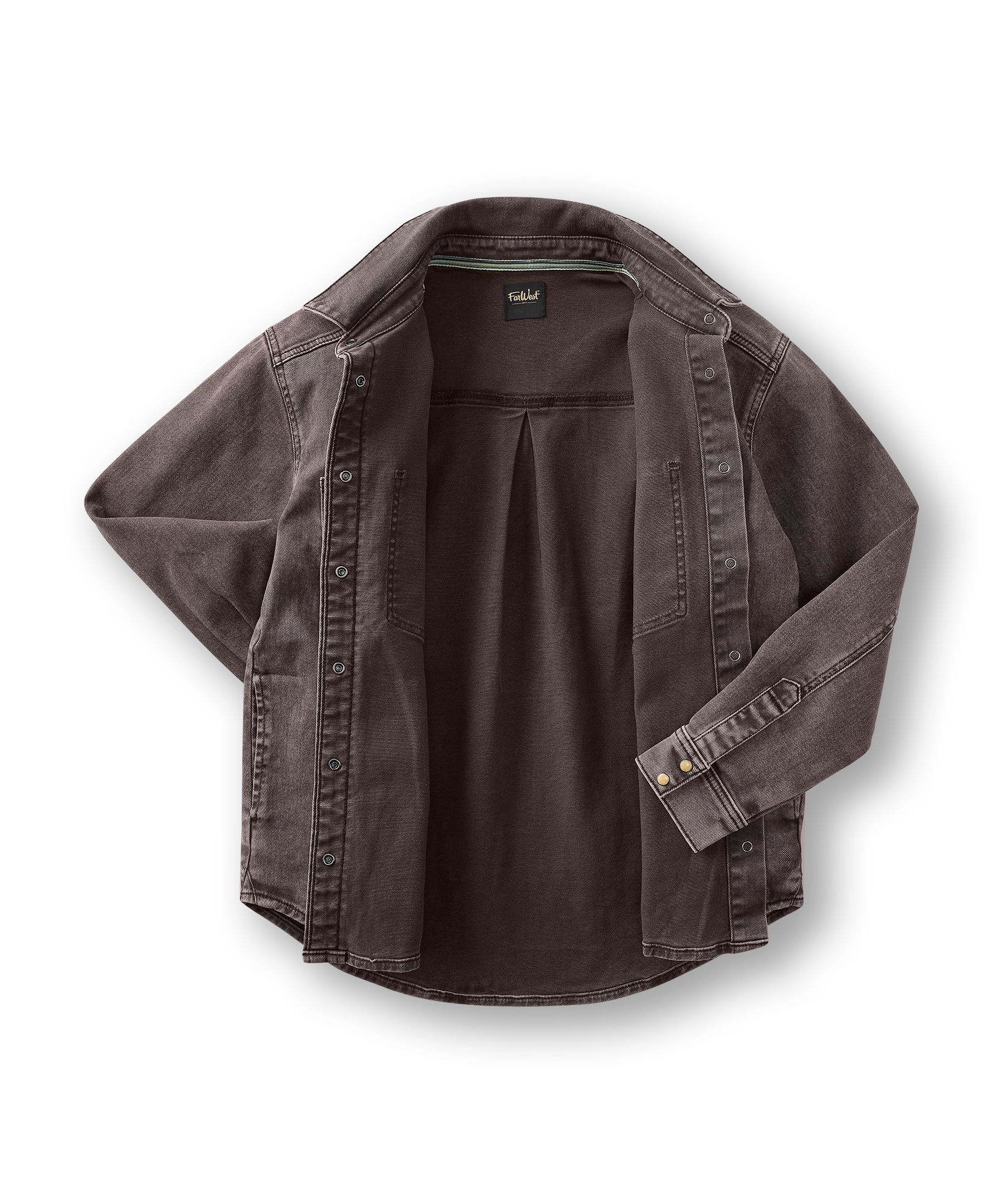 Veste-chemise en denim pour femmes, FarWest