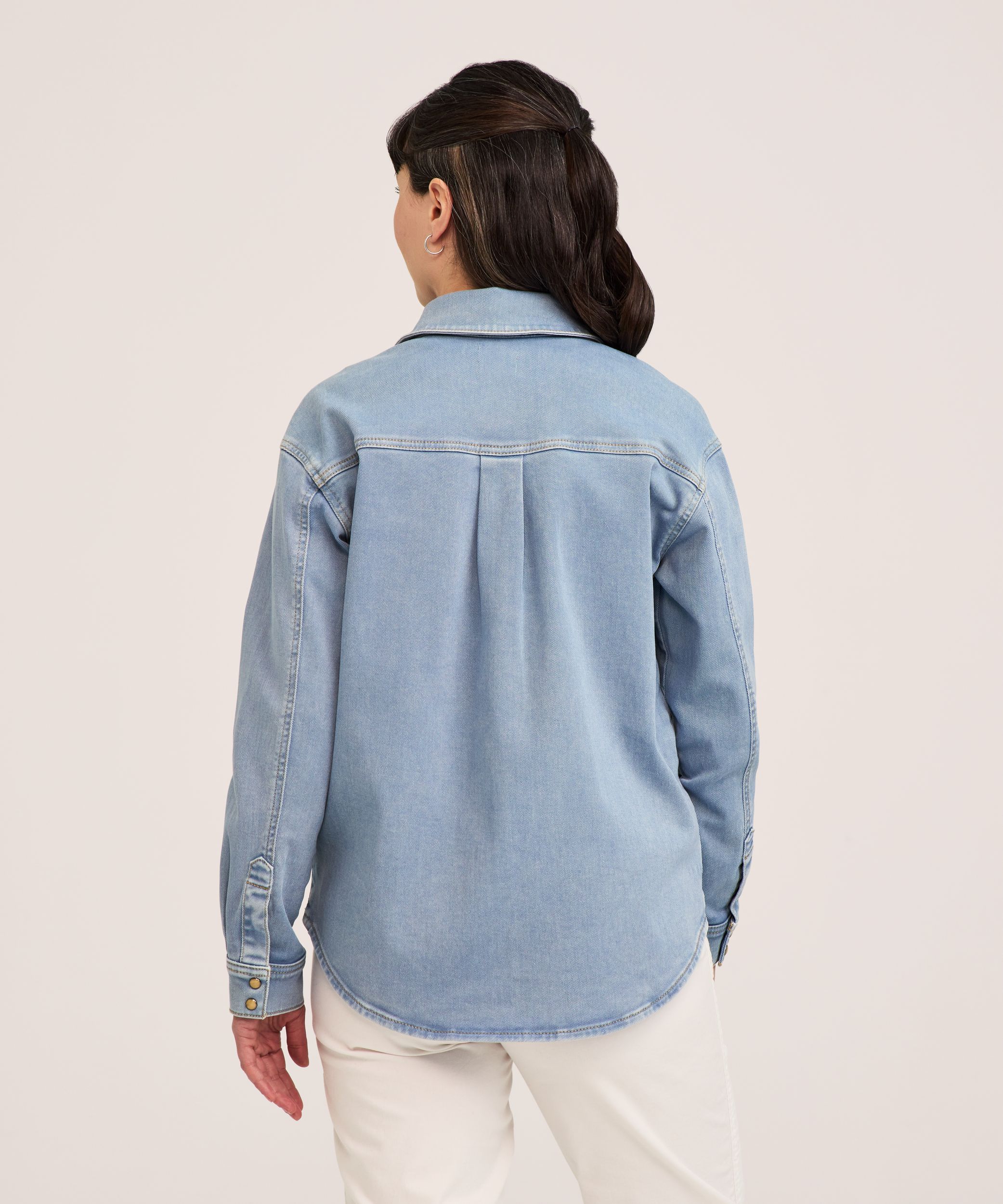 Veste-chemise en denim pour femmes, FarWest