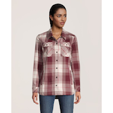 Chemise d’extérieur en sergé pour femmes, WindRiver Front_Flat