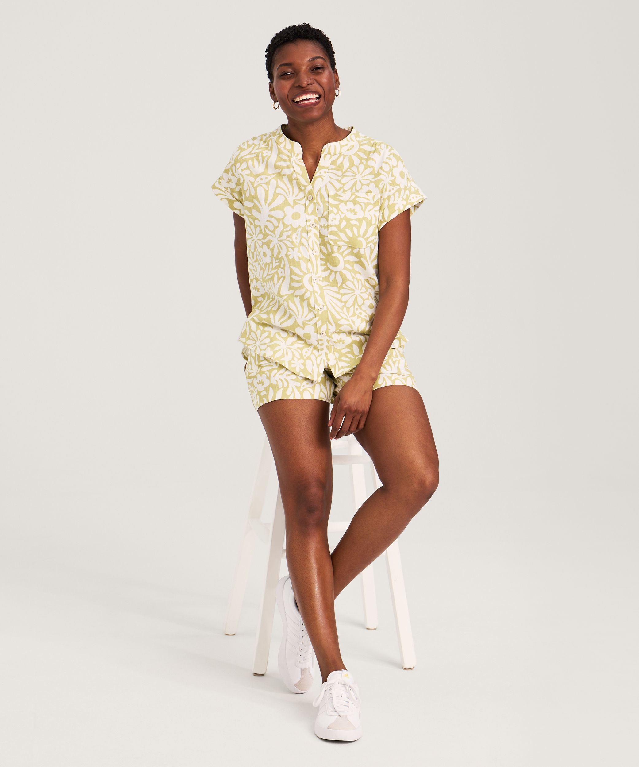 Chemise boutonnée décontractée pour femmes, FarWest