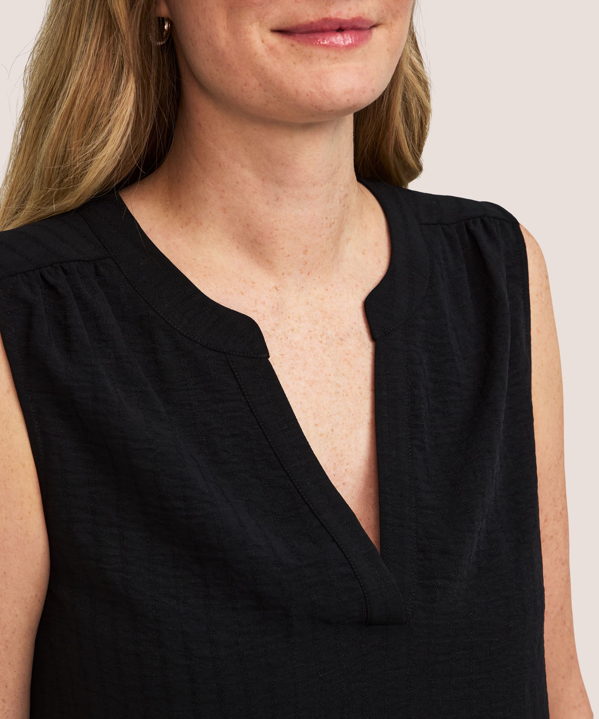 Débardeur avec col sans manches pour femmes, Denver Hayes