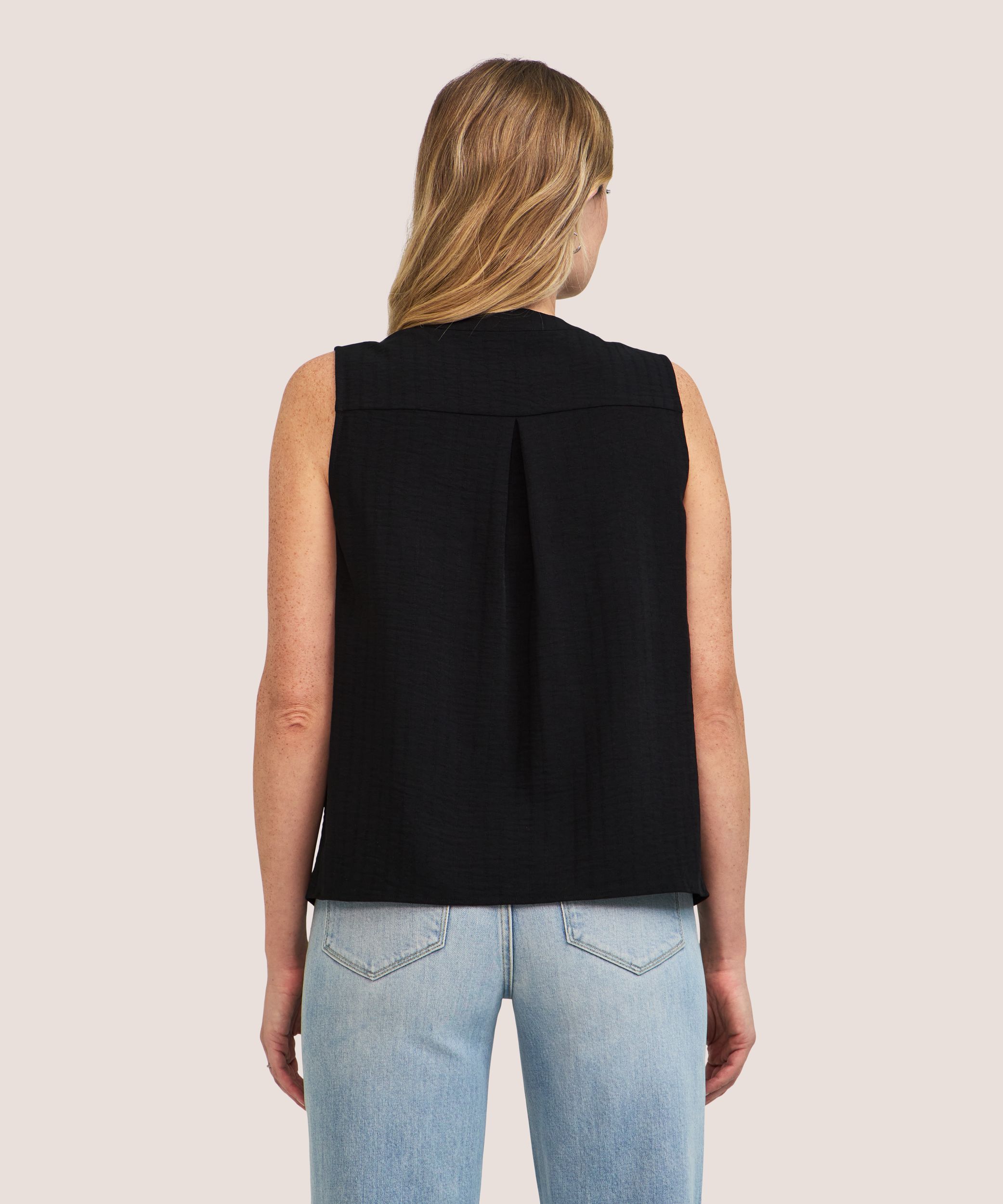 Débardeur avec col sans manches pour femmes, Denver Hayes