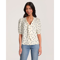 Chemisier à manches courtes avec nœud marin pour femmes, Denver Hayes Front_Flat