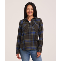 WindRiver Women's Semi-Fitted Stretch Flannel Shirt