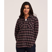 WindRiver Women's Semi-Fitted Stretch Flannel Shirt