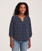 Acheter Femmes Col Rabattu à Manches Longues Blouse Hauts Couleur Unie