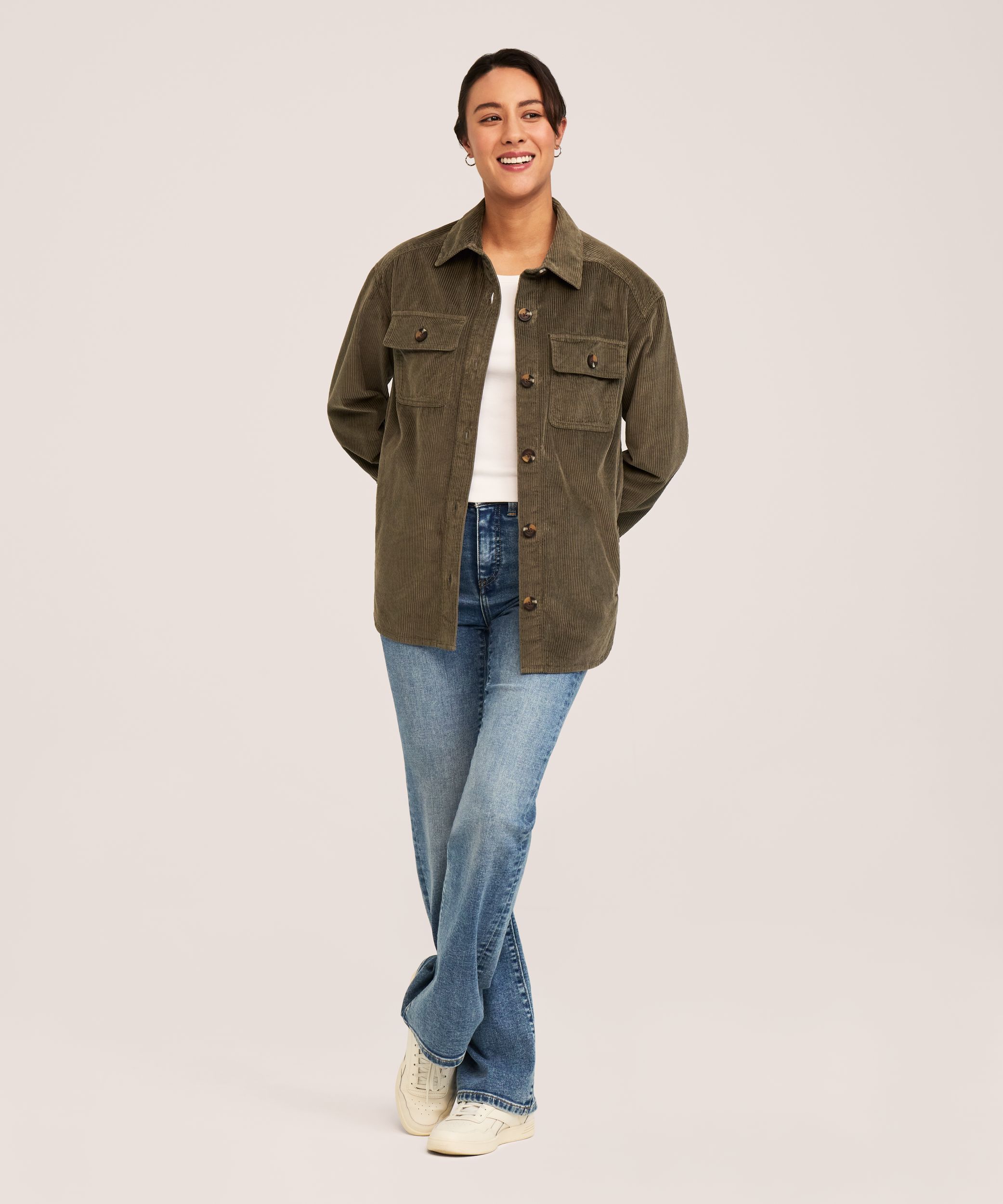 Denver Hayes Women's Corduroy Over-Shirt