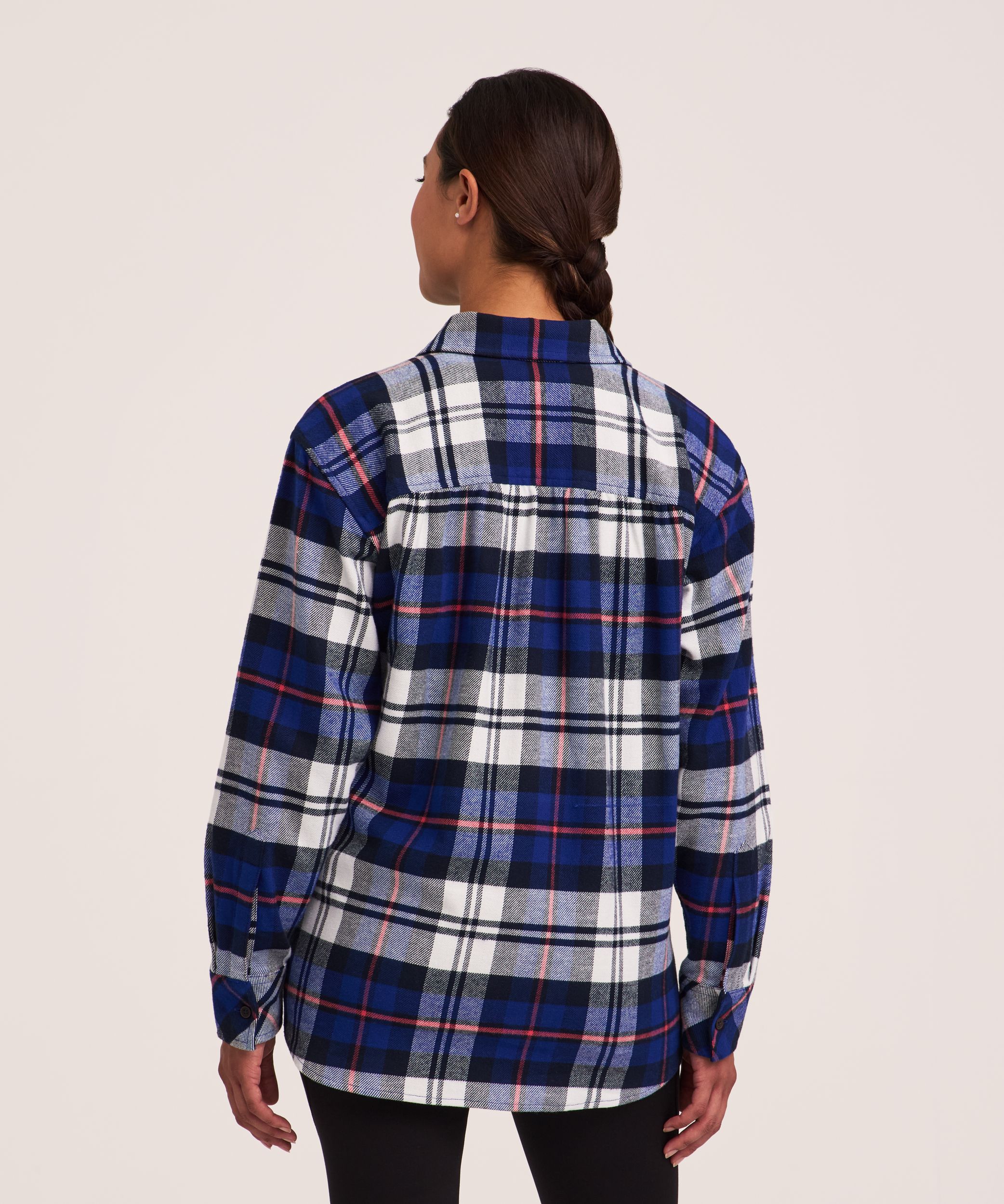 Chemise en flanelle surdimensionnée pour femmes, WindRiver
