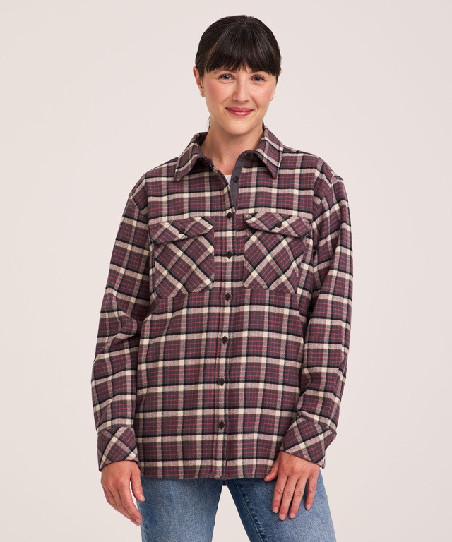 WindRiver Women's Oversize Flannel Shirt