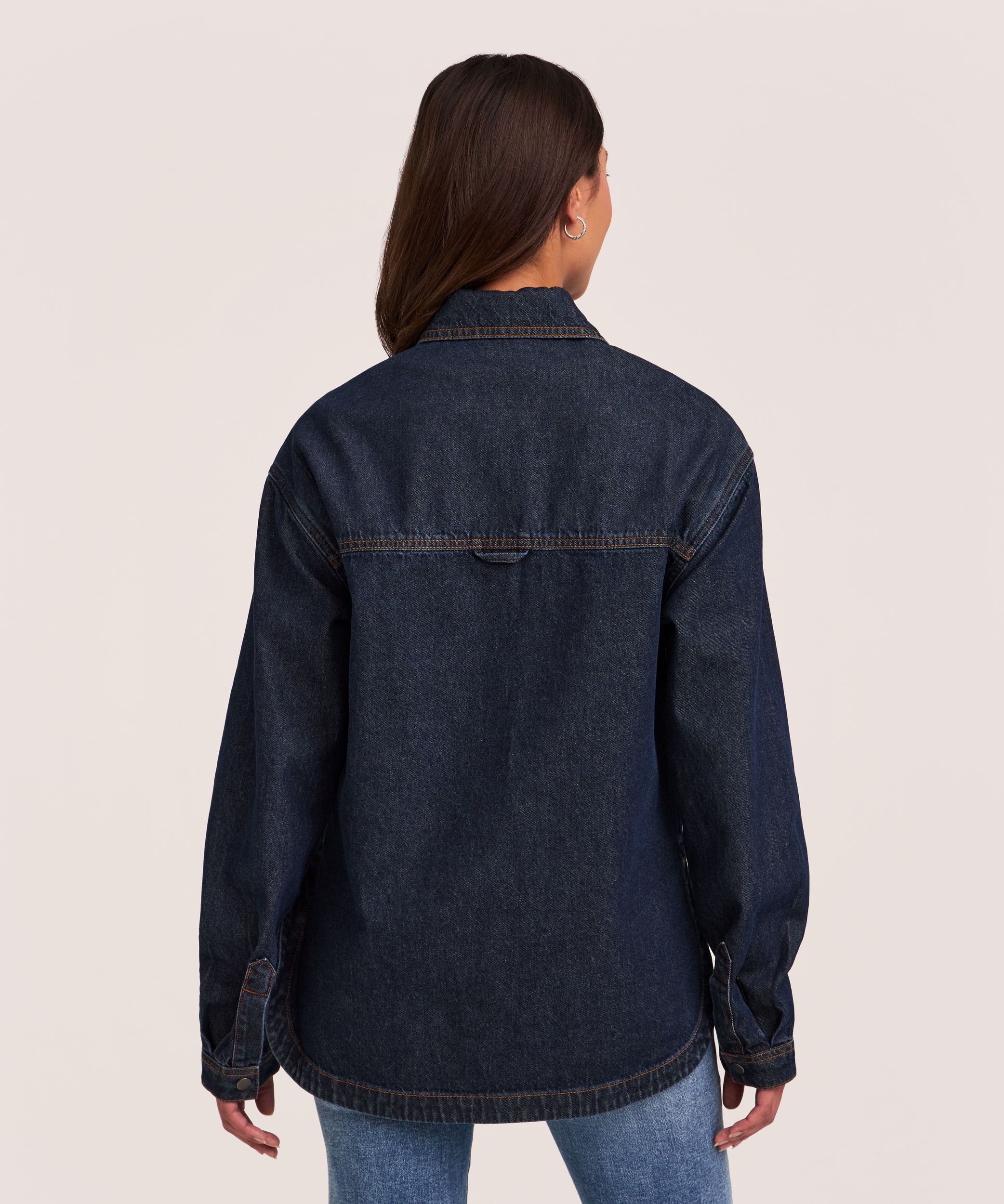 Surchemise en denim à manches longues pour femmes, Denver Hayes
