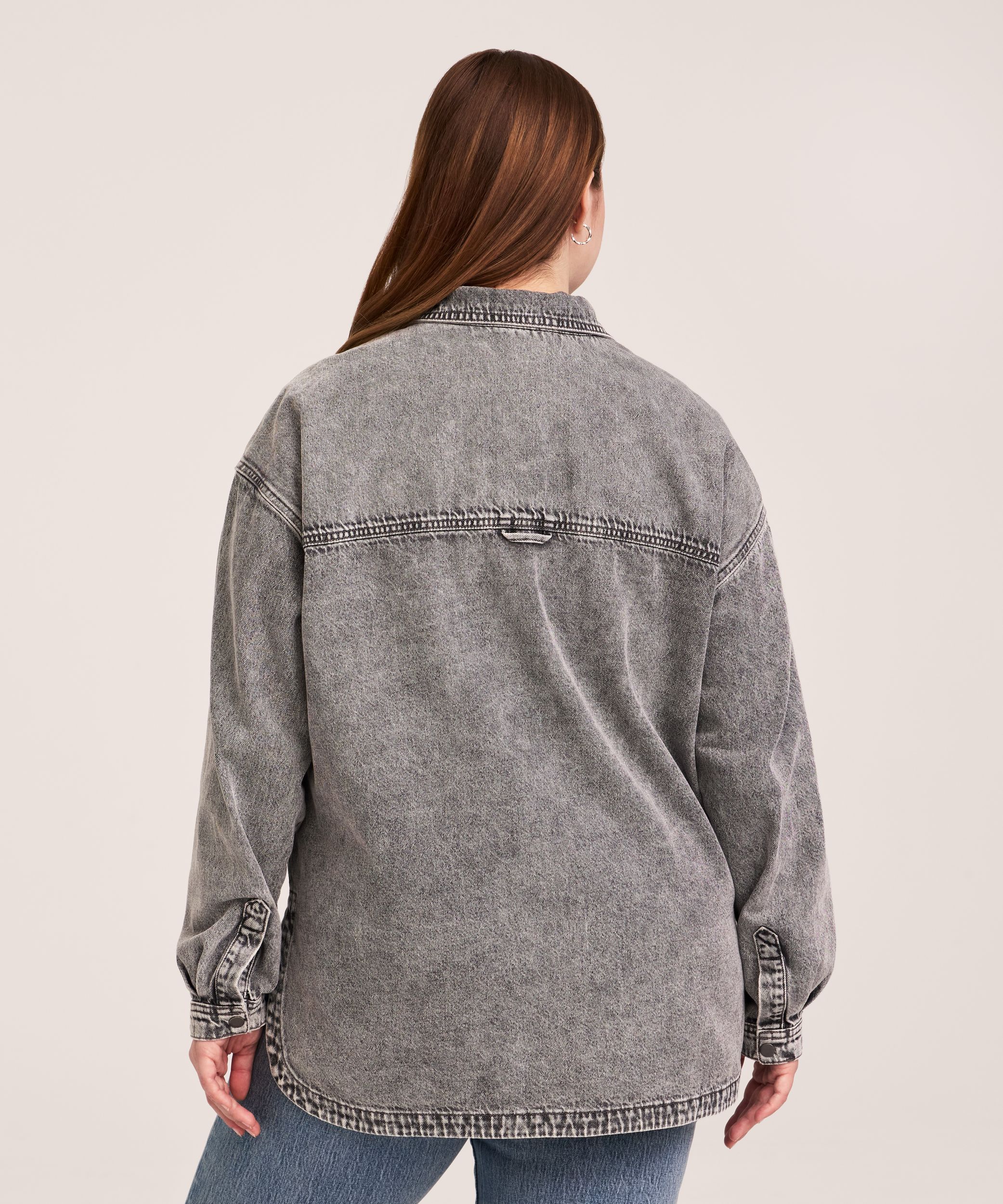 Denver Hayes Women's Long Sleeve Denim Overshirt