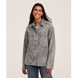Surchemise en denim à manches longues pour femmes, Denver Hayes
