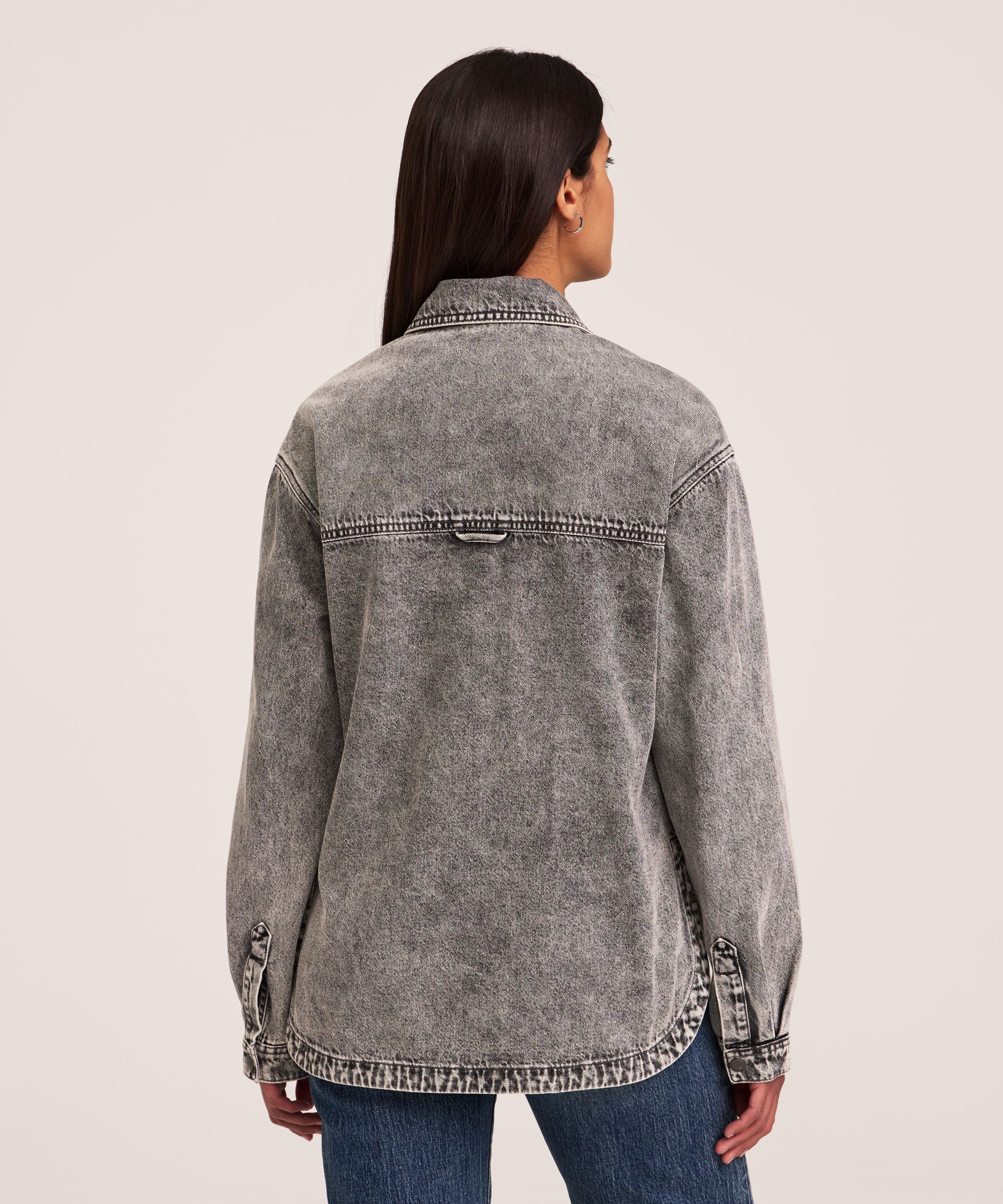 Denver Hayes Women's Long Sleeve Denim Overshirt