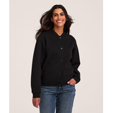 Denver Hayes Women's Quilted Fashion Bomber Front_Flat