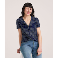 Denver Hayes Women's Short Sleeve Button-Up Shirt