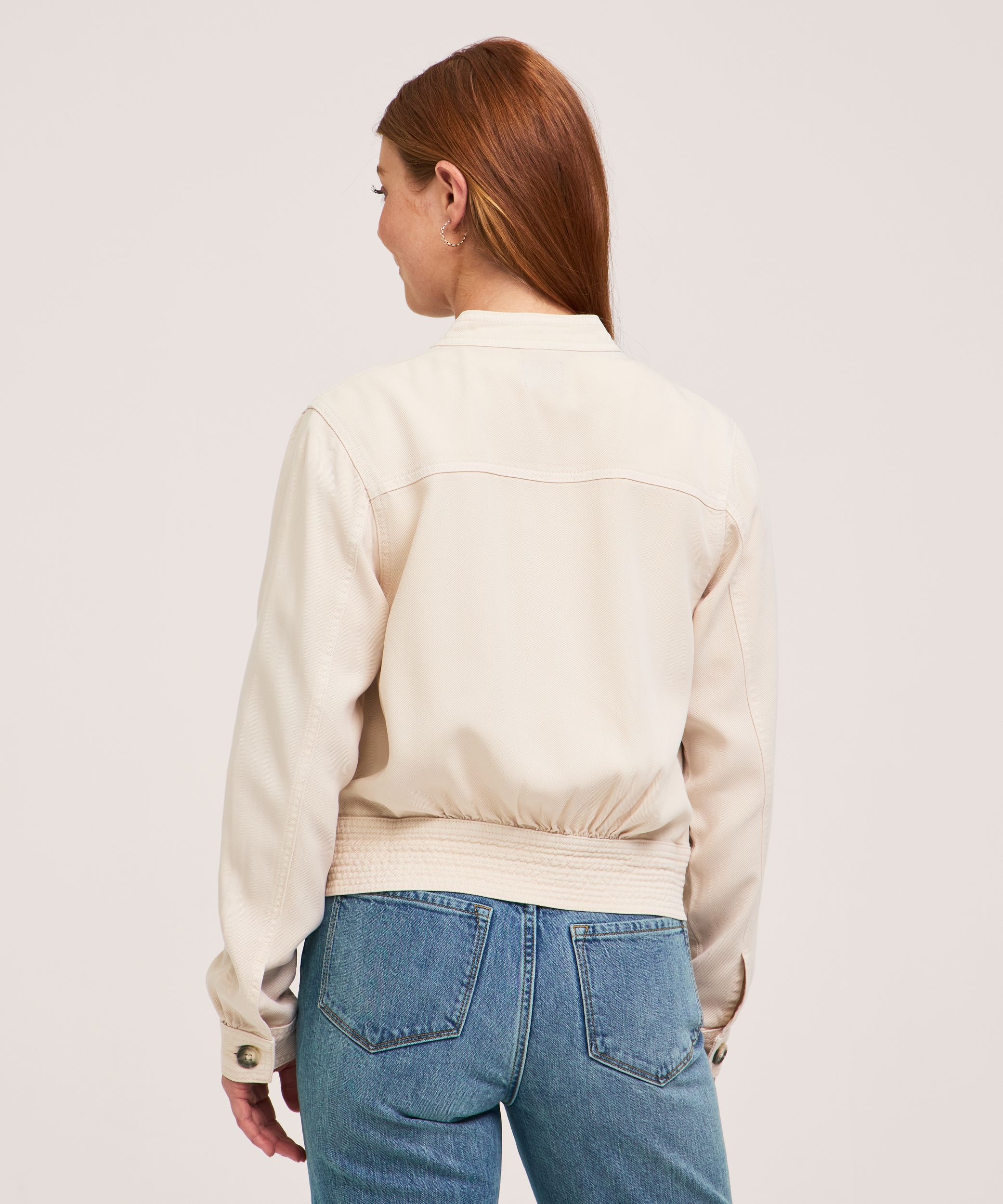 Denver Hayes Women's Tencel Copped Utility Jacket