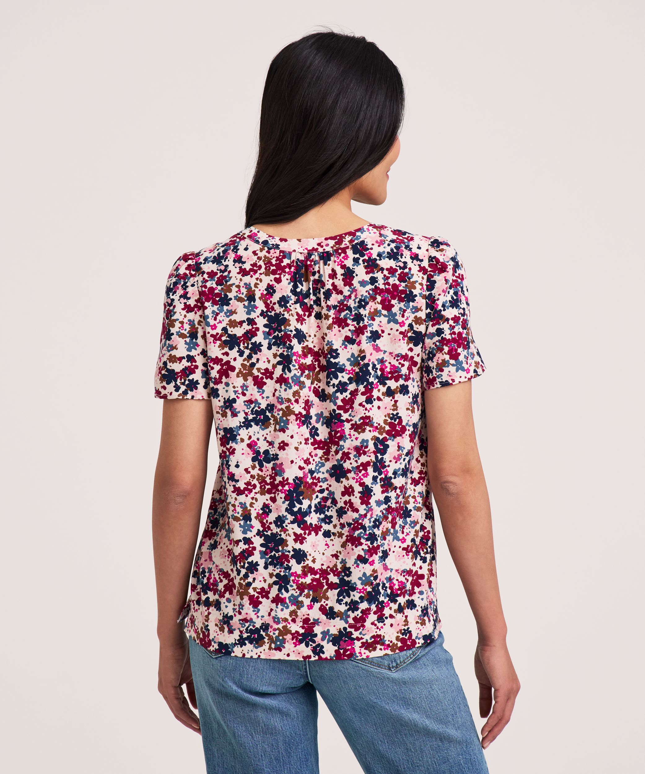 Chemise boutonnée à manches courtes pour femmes, Denver Hayes