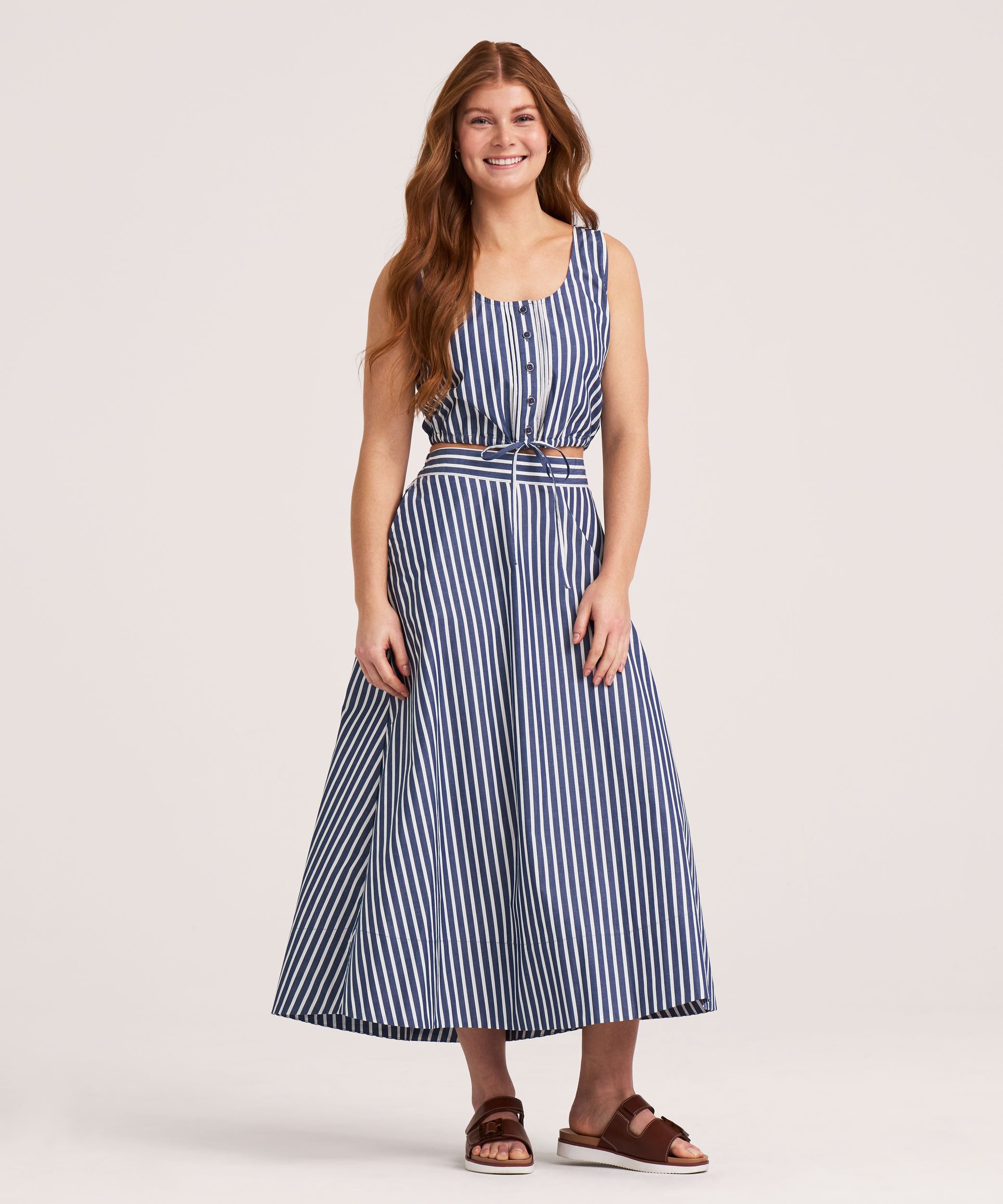 Denver Hayes Women's Tie Front Sleeveless Tank Top