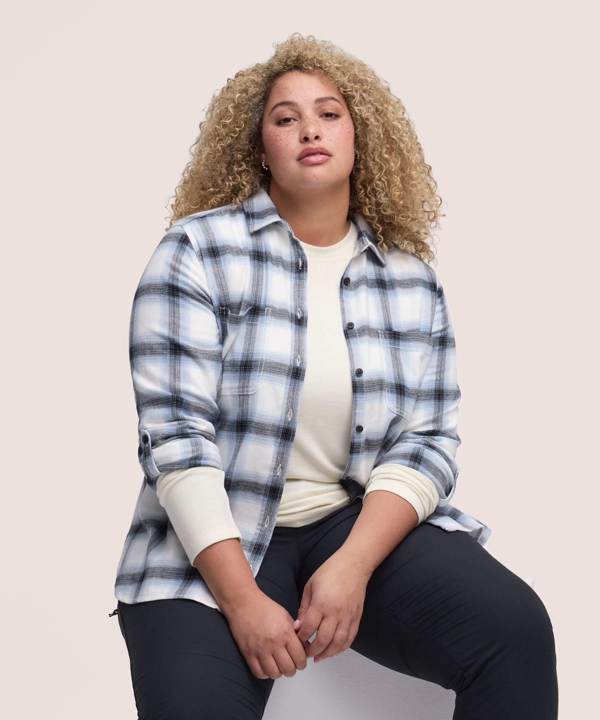 WindRiver Women's Stretch Semi-Fit Flannel Shirt