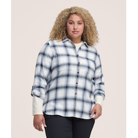 WindRiver Women's Stretch Semi-Fit Flannel Shirt