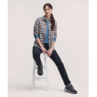 WindRiver Women's Stretch Semi-Fit Flannel Shirt