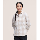 Chemise en flanelle extensible semi-ajustée pour femmes, WindRiver
