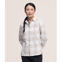 Chemise en flanelle extensible semi-ajustée pour femmes, WindRiver