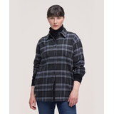 Chemise en flanelle surdimensionnée pour femmes, WindRiver Front_Flat