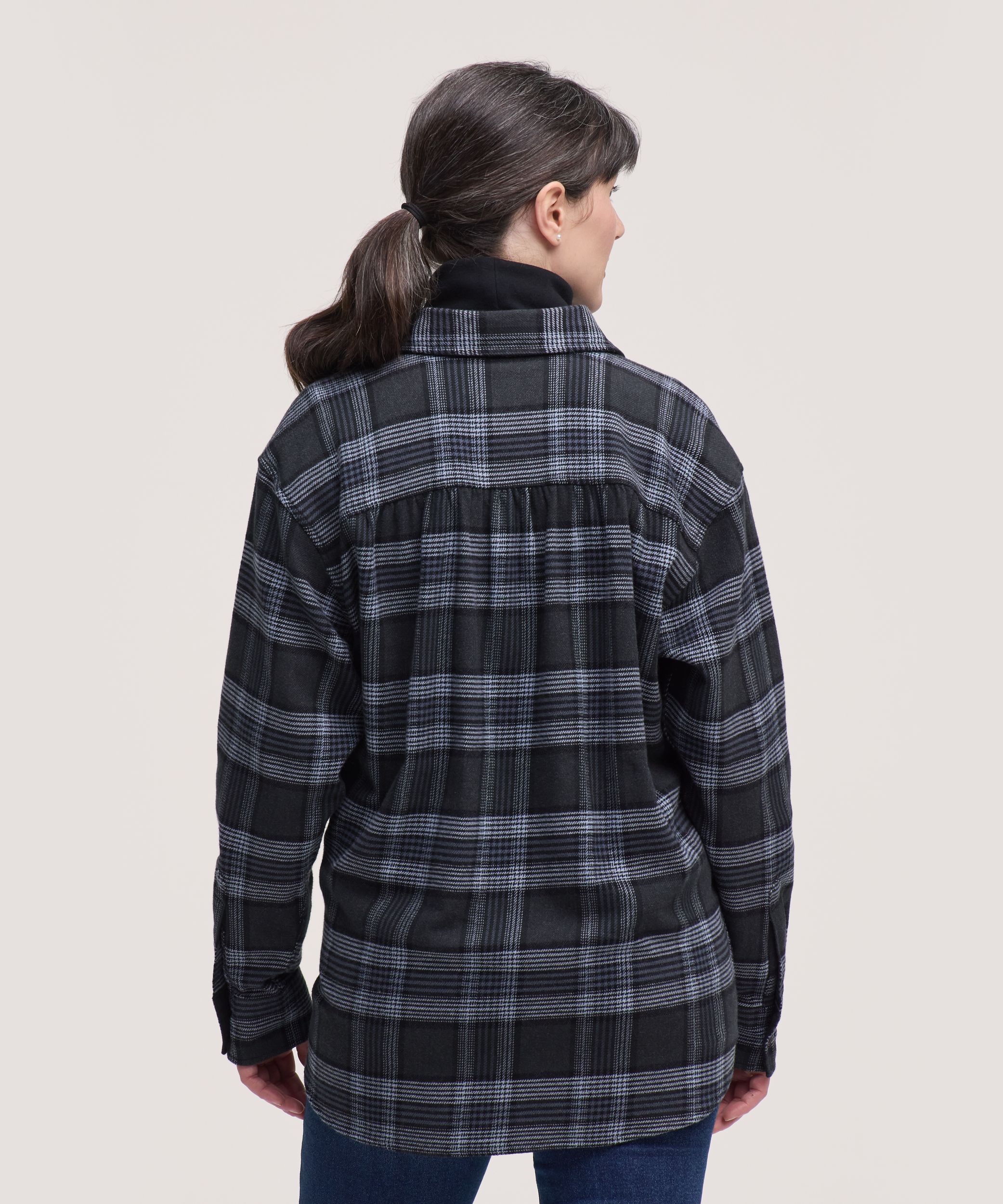 Chemise en flanelle surdimensionnée pour femmes, WindRiver