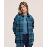 Chemise en flanelle surdimensionnée pour femmes, WindRiver