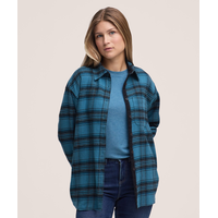 Chemise en flanelle surdimensionnée pour femmes, WindRiver